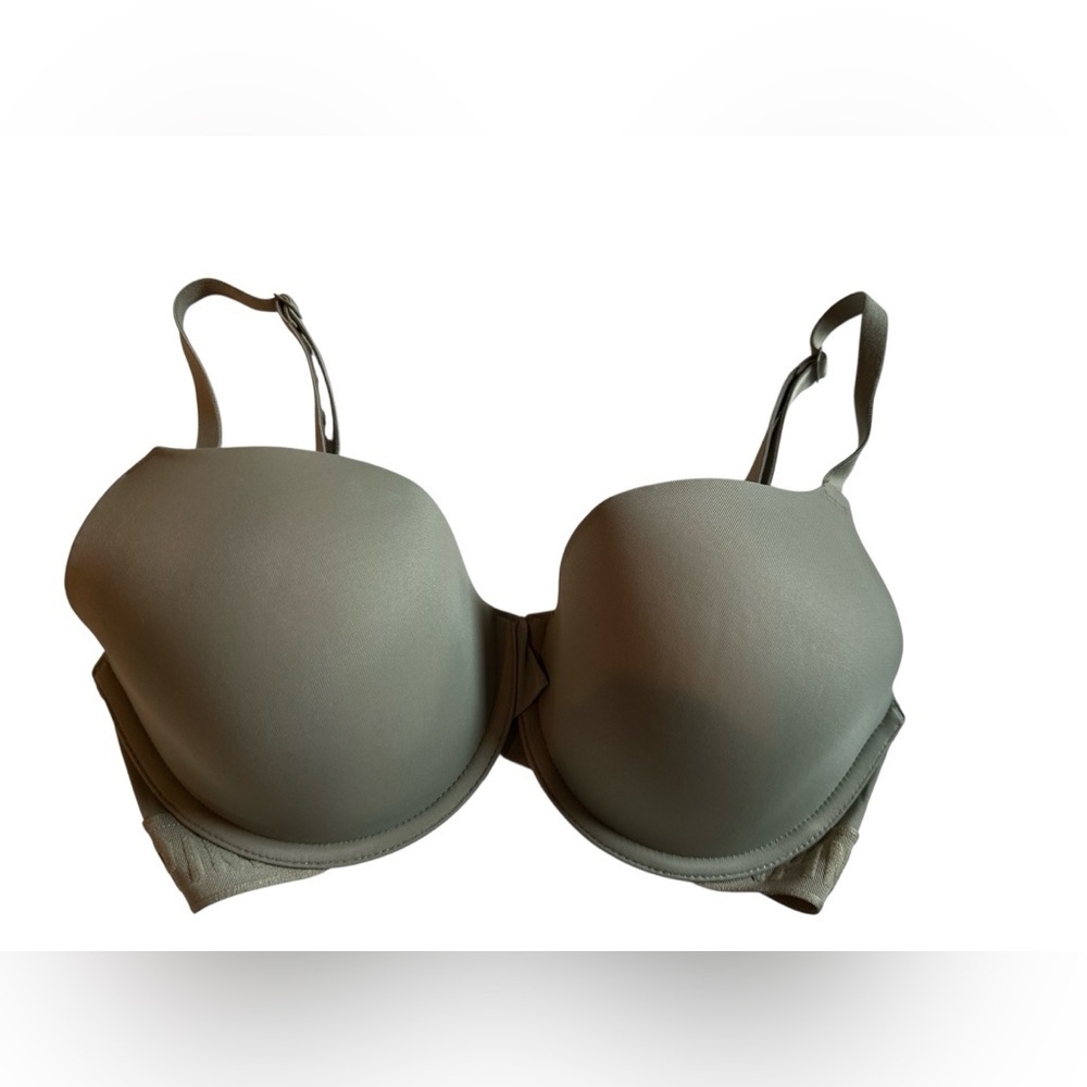 PINK Victoria's Secret Olive Green 32DD Wear Everywhere T-Shirt Lined Bra